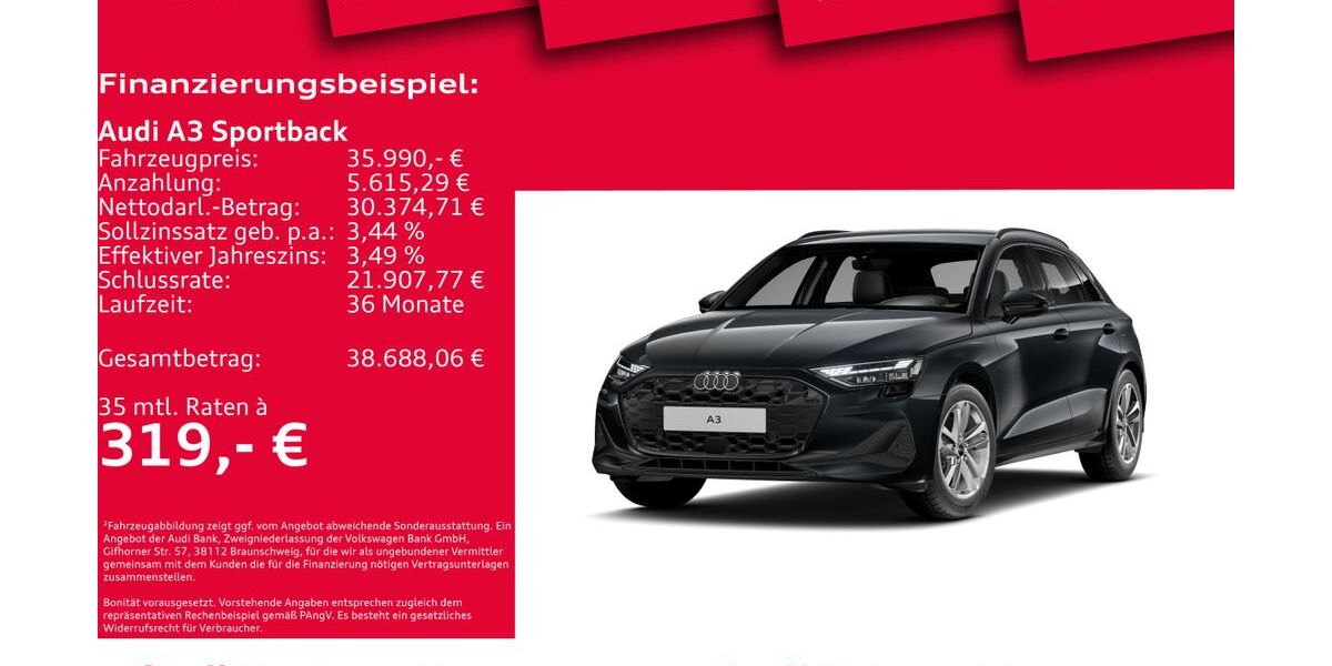 Audi A3 19.093 km 35.990 &euro; Hannover 30179