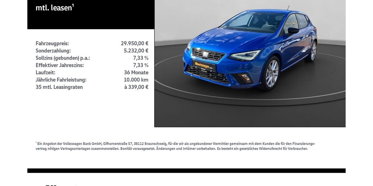 Seat Ibiza 2.000 km 27.948 &euro; Nordhausen 99734