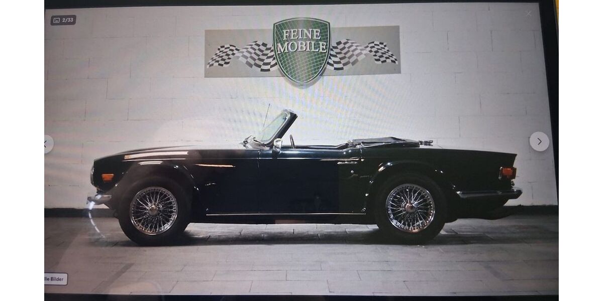 Triumph TR6 90.000 km 22.990 &euro; Munkbrarup 24960