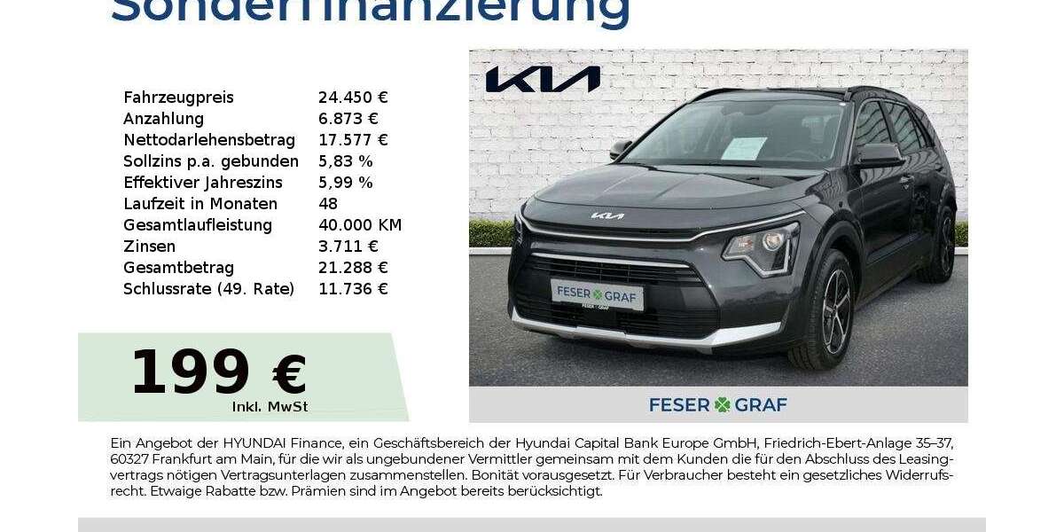 Kia Niro 8.443 km 24.450 &euro; Roth 91154