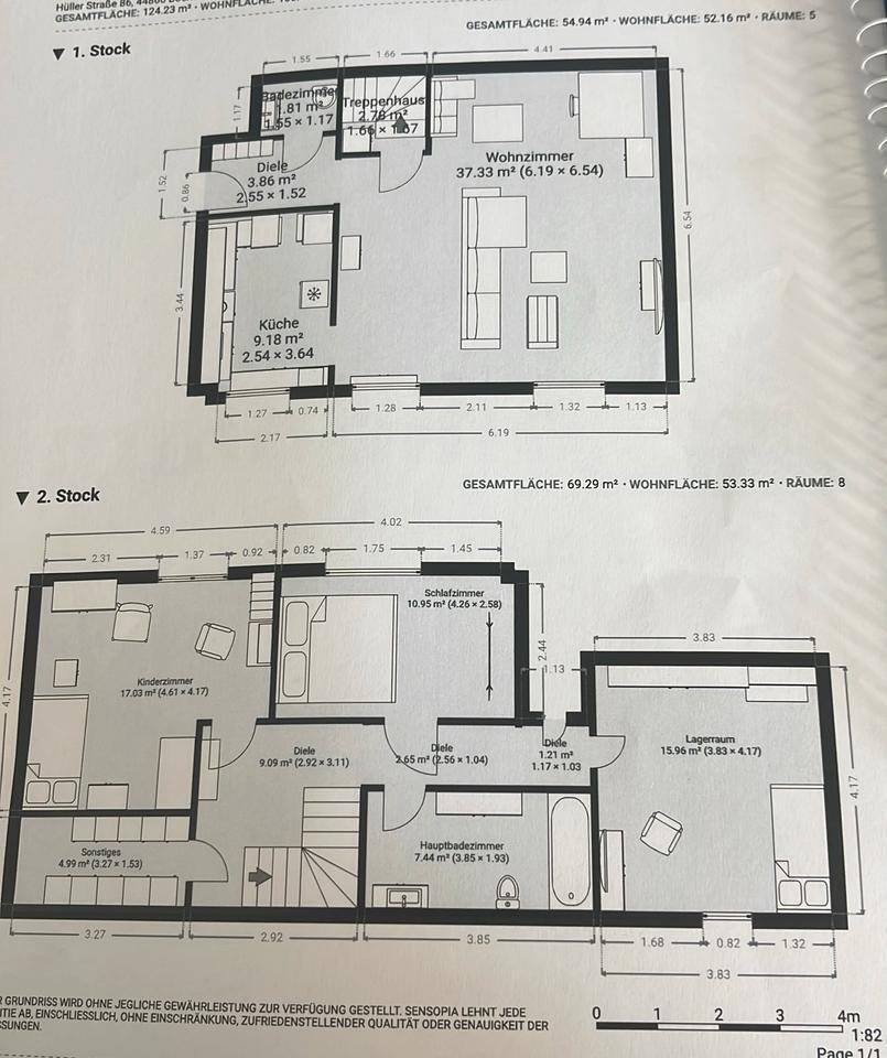 Wohnung auf 2 Etagen zu verkaufen