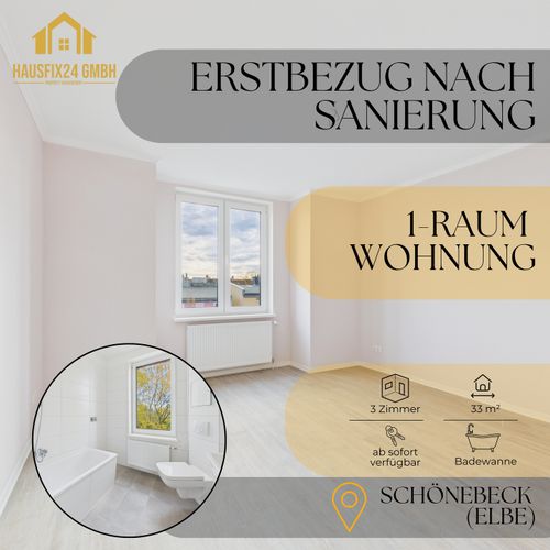Erdgeschoßwohnung Schönebeck (Elbe) - 1 Zimmer, 41 m&sup2;, 369&euro; | Angebot:26019083