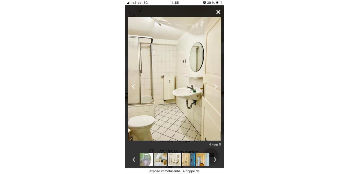 Dachgeschoßwohnung Wiesbaden Südost - 1 Zimmer, 45 m&sup2;, 760&euro; | Angebot:25964084