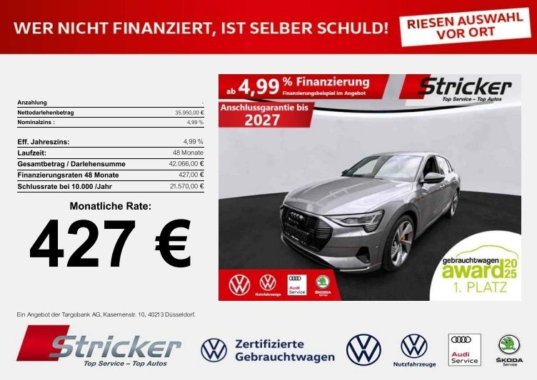 Audi e-tron 34.152 km 35.949 &euro; Detmold 32760
