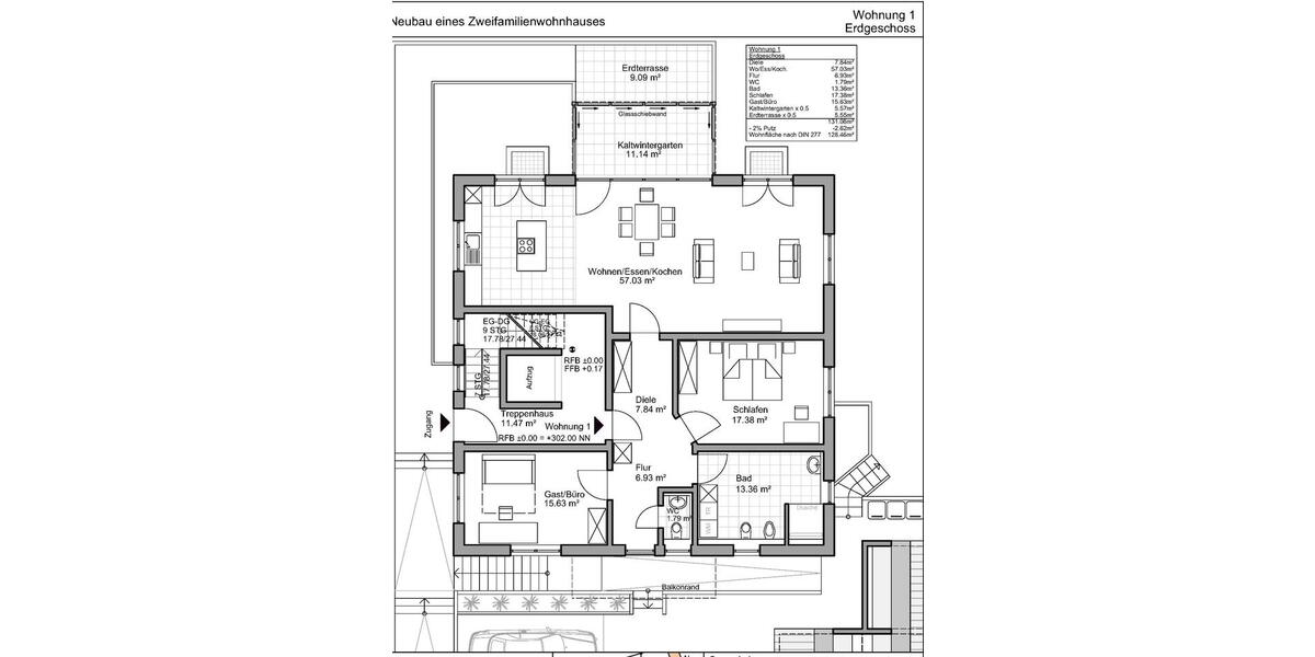 Etagenwohnung Müllheim - 5 Zimmer, 120 m&sup2;, 600.000&euro; | Angebot:25398862