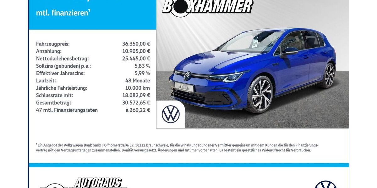 VW Golf 20.990 km 36.350 &euro; Bad Aibling 83043