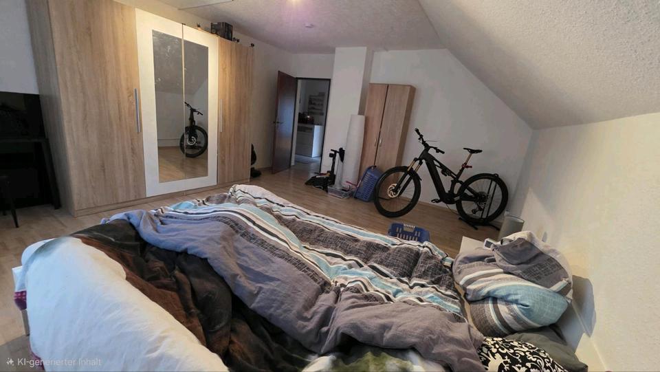 Dachgeschoßwohnung Babenhausen - 3.5 Zimmer, 95 m&sup2;, 1.100&euro; | Angebot:25335969