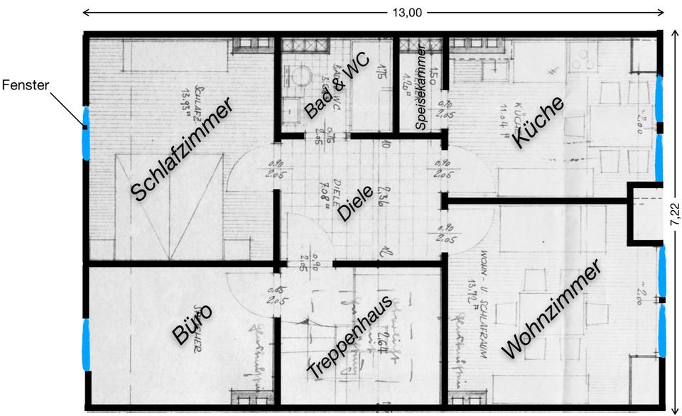 Dachgeschoßwohnung Düren Rölsdorf - 3 Zimmer, 60 m&sup2;, 720&euro; | Angebot:25805523