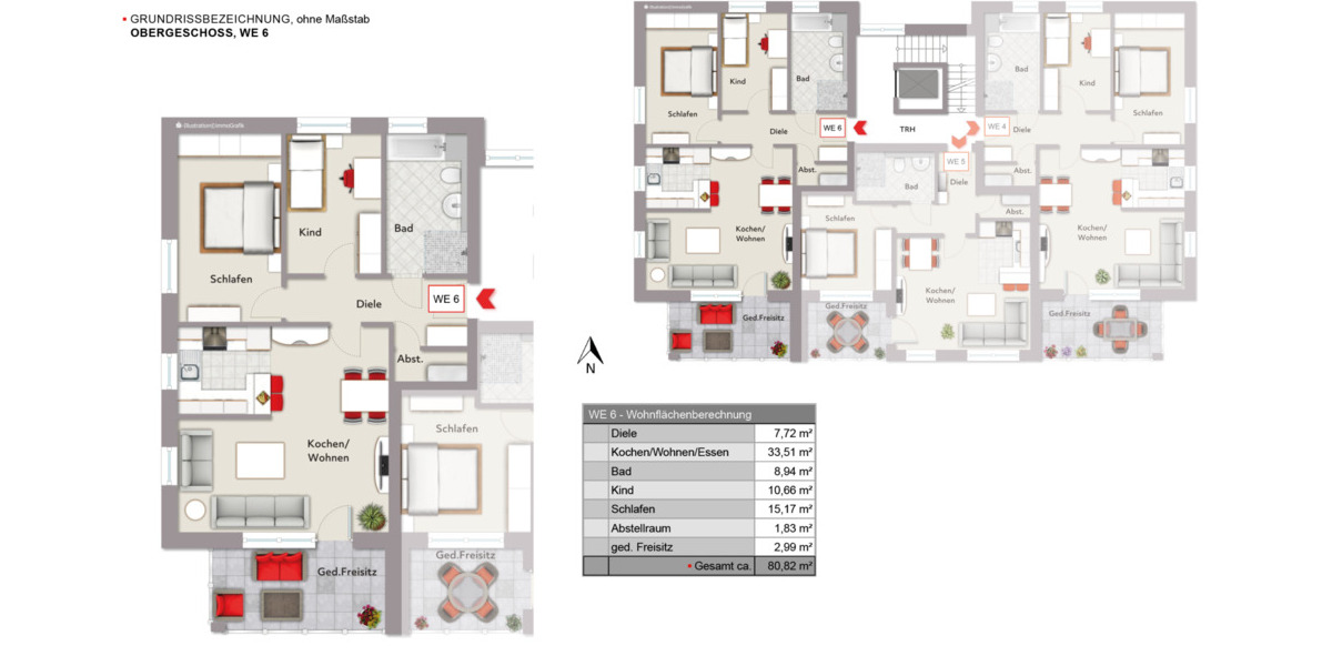 Neubau-Eigentumswohnungen mit 2 - 3 Zimmern***1799 R in Schloß Holte 2 zimmer