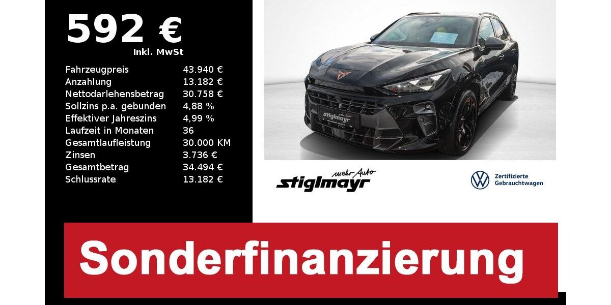Cupra Terramar 18.809 km 43.940 &euro; Pfaffenhofen/Ilm 85276