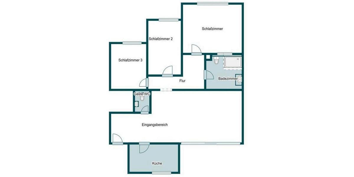Erdgeschoßwohnung Bielefeld Schildesche - 4 Zimmer, 113 m&sup2;, 1.130&euro; | Angebot:25479738