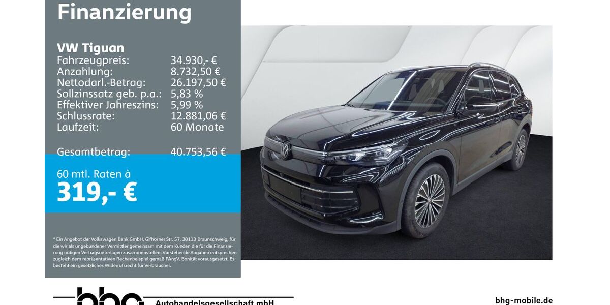 VW Tiguan 25.501 km 33.260 &euro; Freiburg 79115