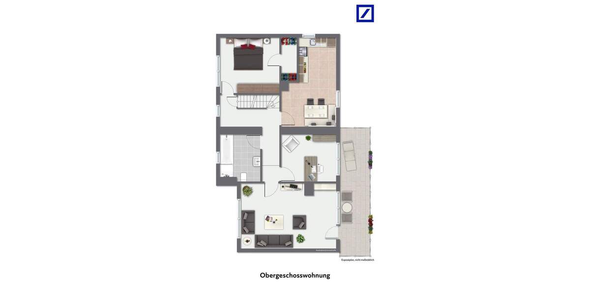 Etagenwohnung Wilnsdorf Oberdielfen - 3 Zimmer, 93 m&sup2;, 179.000&euro; | Angebot:25744018