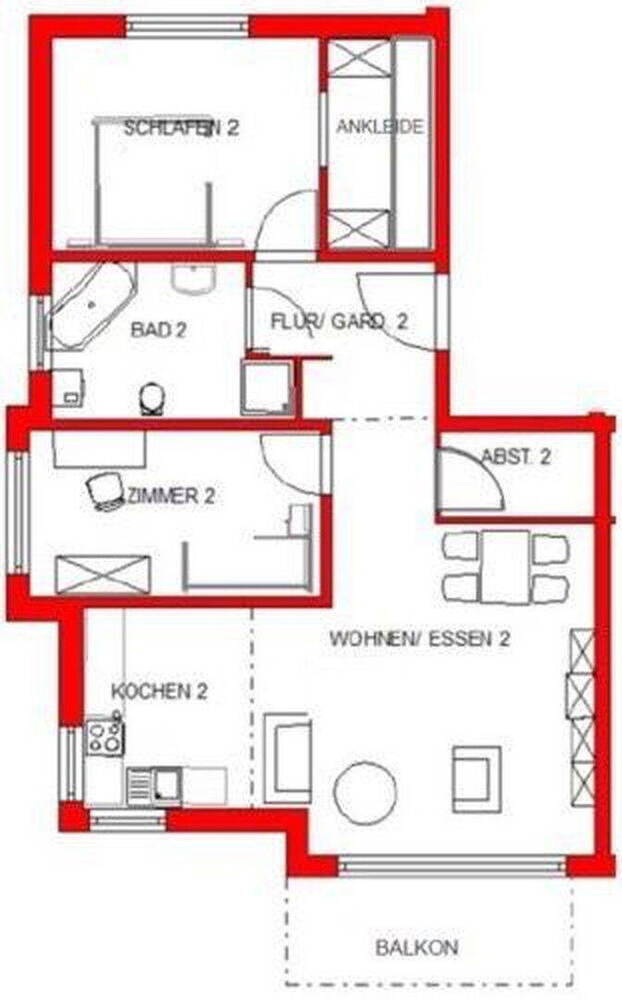 geräumige 3,5-Zimmer-Wohnung mit großem Balkon mit Blick ins Neckartal