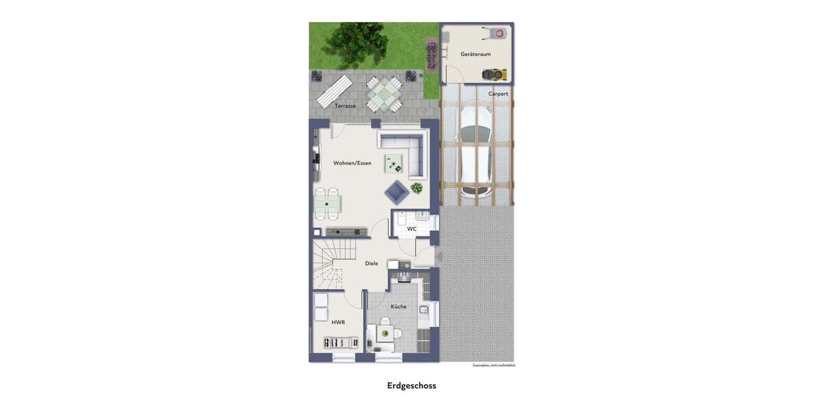 Doppelhaushälfte Recke - 4 Zimmer, 111 m&sup2;, 279.000&euro; | Angebot:25688549