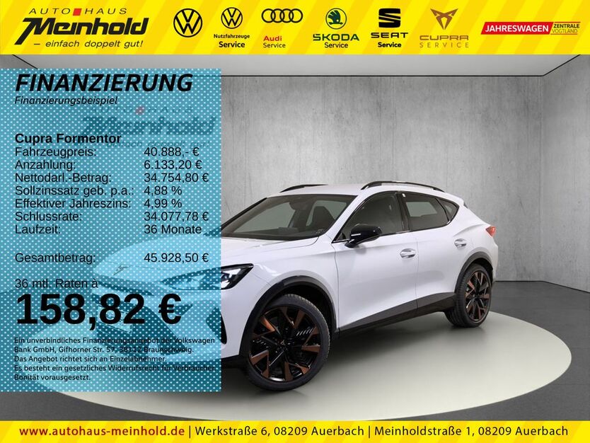 Cupra Formentor 5.000 km 40.888 € Auerbach/Rebesgrün 08209