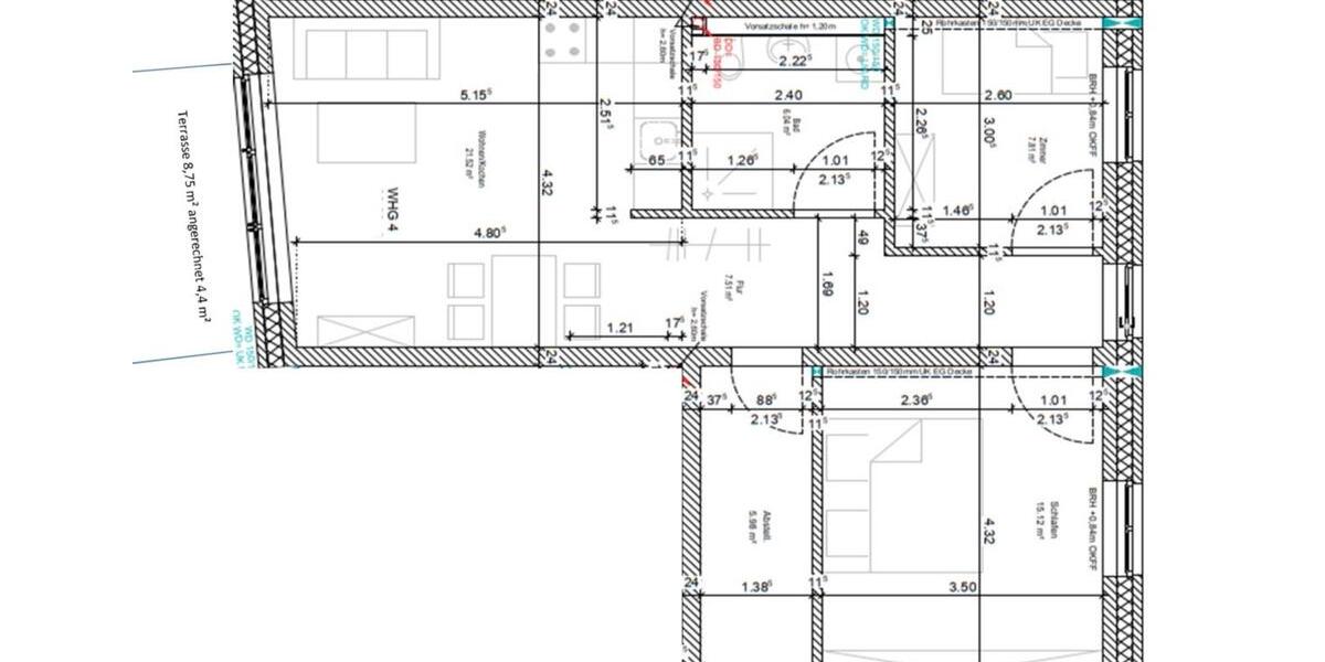 Schöne Wohnung mitten in Zeven zu vermieten 2.5 zimmer