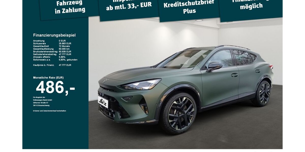 Cupra Formentor 2.000 km 47.777 &euro; Lindenberg 88161