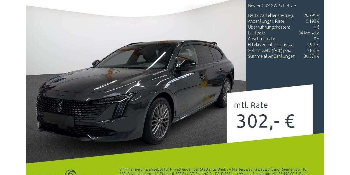 Peugeot 508 49.621 km 25.989 &euro; Dülmen 48249