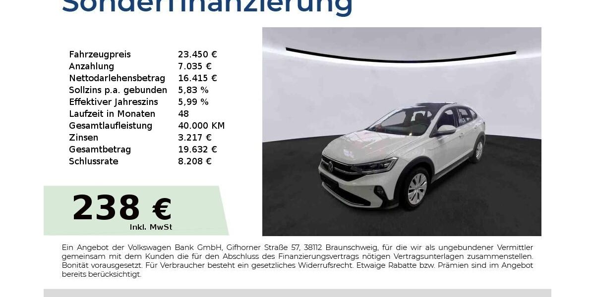 VW Taigo 39.150 km 22.440 &euro; Nürnberg 90431