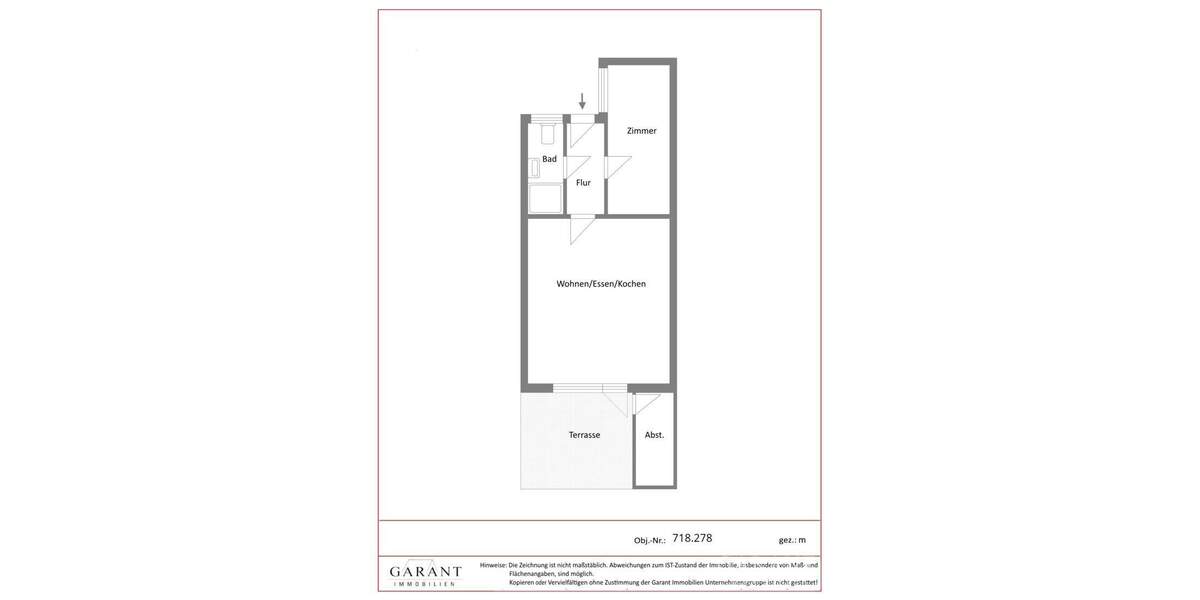 Etagenwohnung Kirchberg an der Jagst Kirchberg - 2 Zimmer, 44 m&sup2;, 99.000&euro; | Angebot:25682758