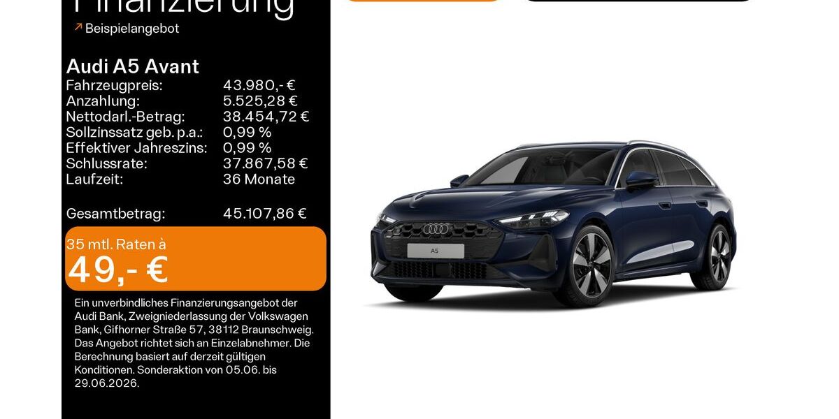 Audi A5 31.187 km 43.980 &euro; Ebern 96106