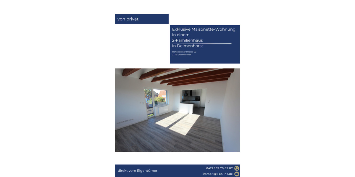 4–5-Zimmer-Maisonette-Wohnung modern, kernsaniert 4 zimmer