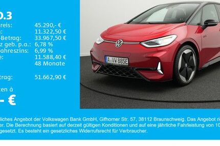 VW ID.3 15.000 km 45.290 &euro; Gersthofen 86368