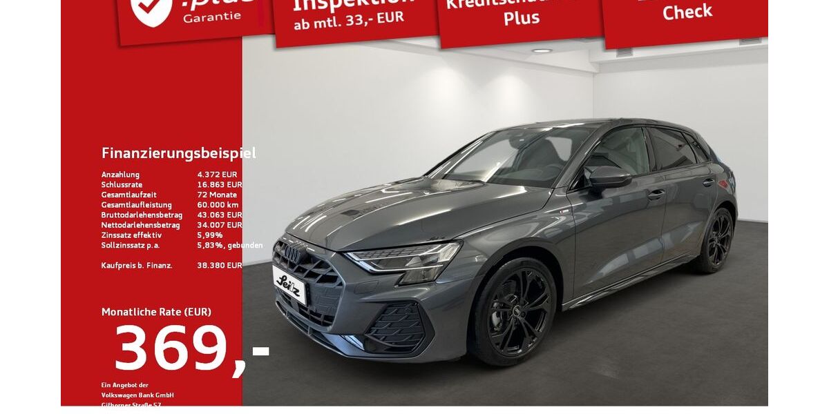 Audi A3 8.600 km 38.380 &euro; Kempten 87435