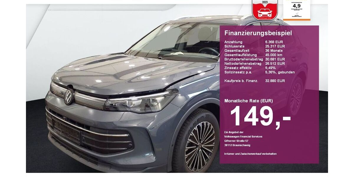 VW Tiguan 17.300 km 32.880 &euro; Albbruck 79774