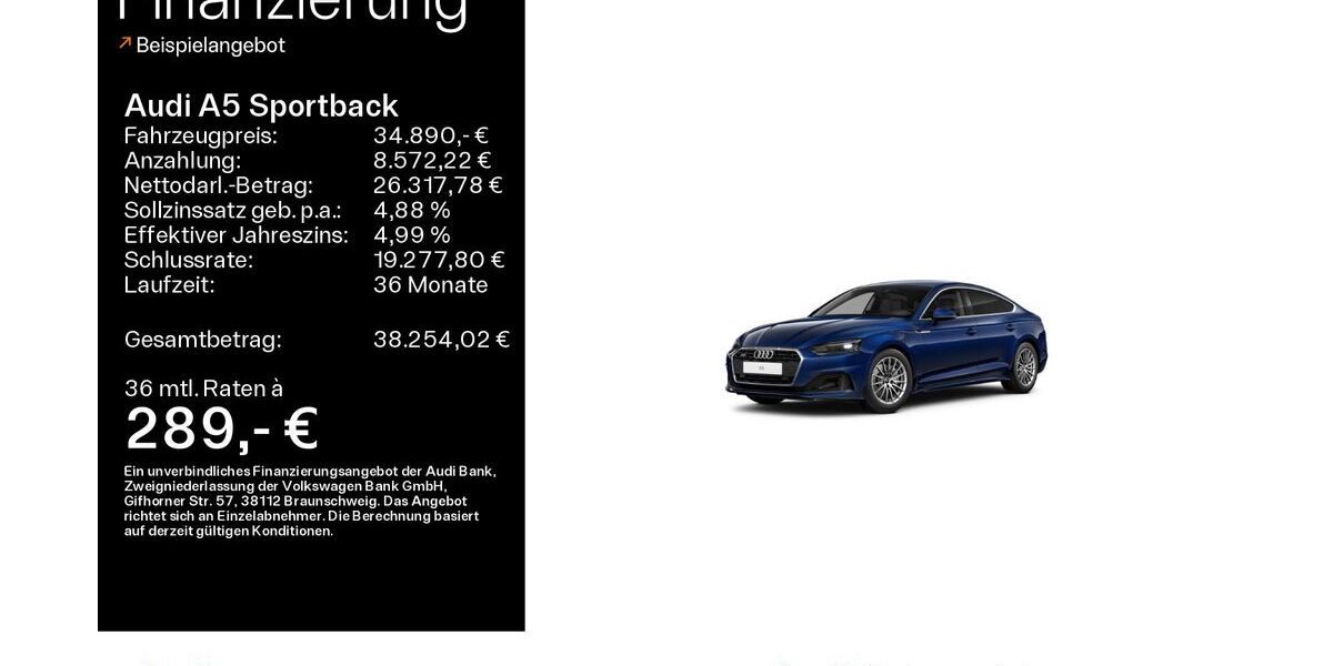 Audi A5 20.713 km 34.890 &euro; Oberursel 61440