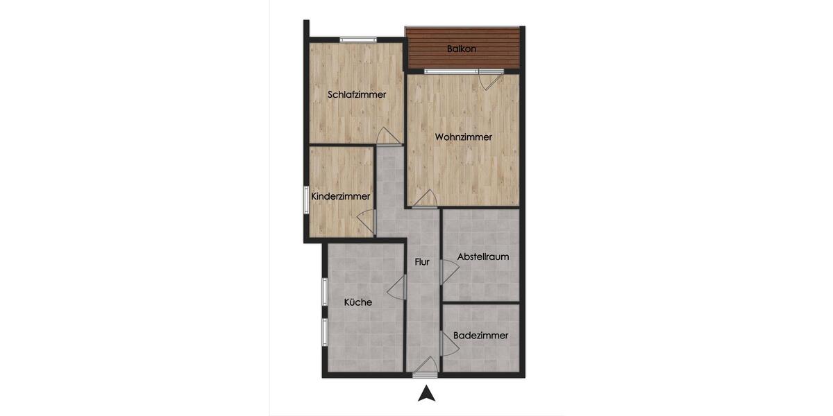 Etagenwohnung Apen - 3 Zimmer, 90 m&sup2;, 600&euro; | Angebot:26681565