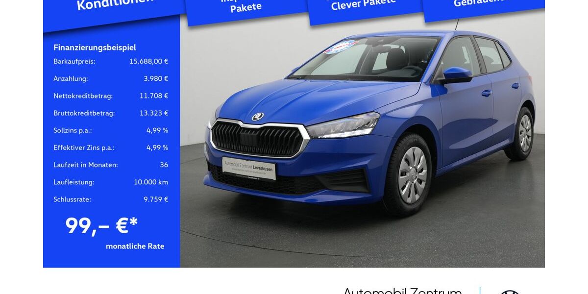 Skoda Fabia 14.087 km 15.688 &euro; Leverkusen 51379