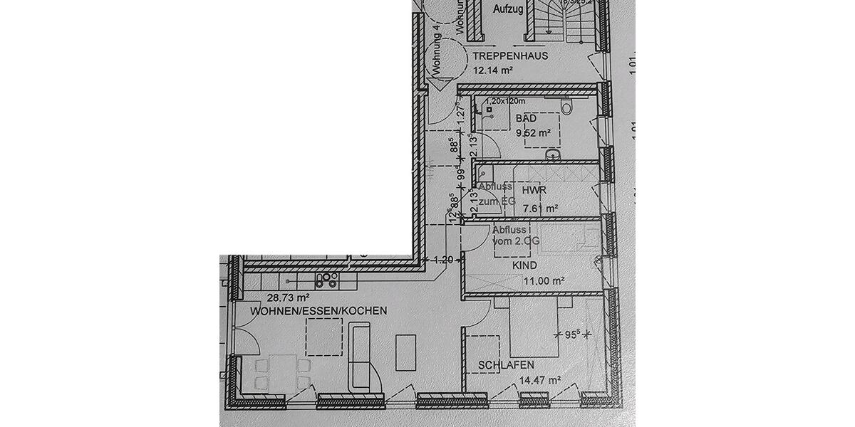 Helle 3 Zimmer-Wohnung Neubau mit Balkon in Wildeshausen 3 zimmer