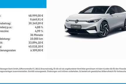 VW ID.7 25.253 km 48.999 &euro; Nordhausen 99734