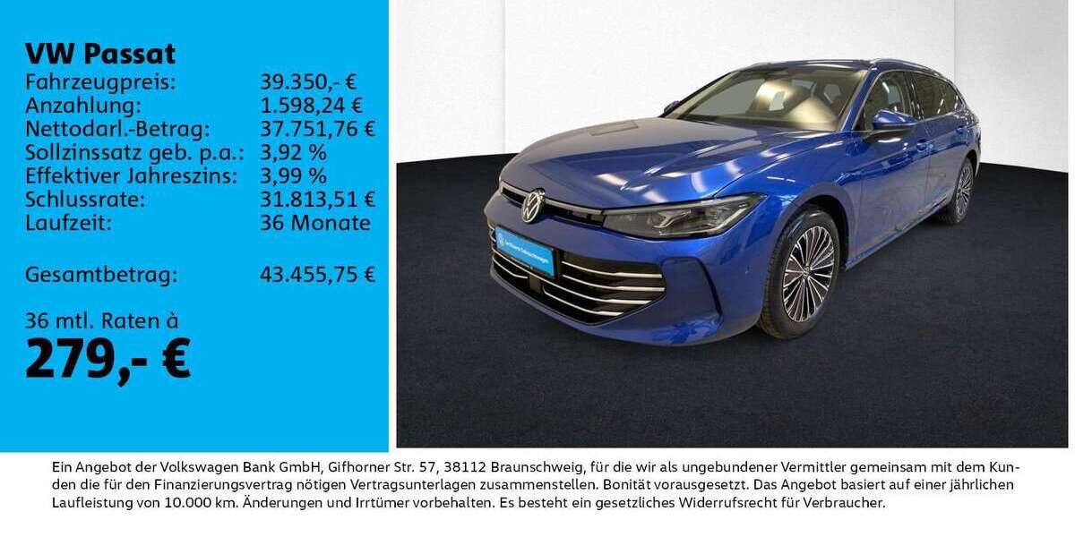 VW Passat 27.100 km 39.351 &euro; Leipzig 04178