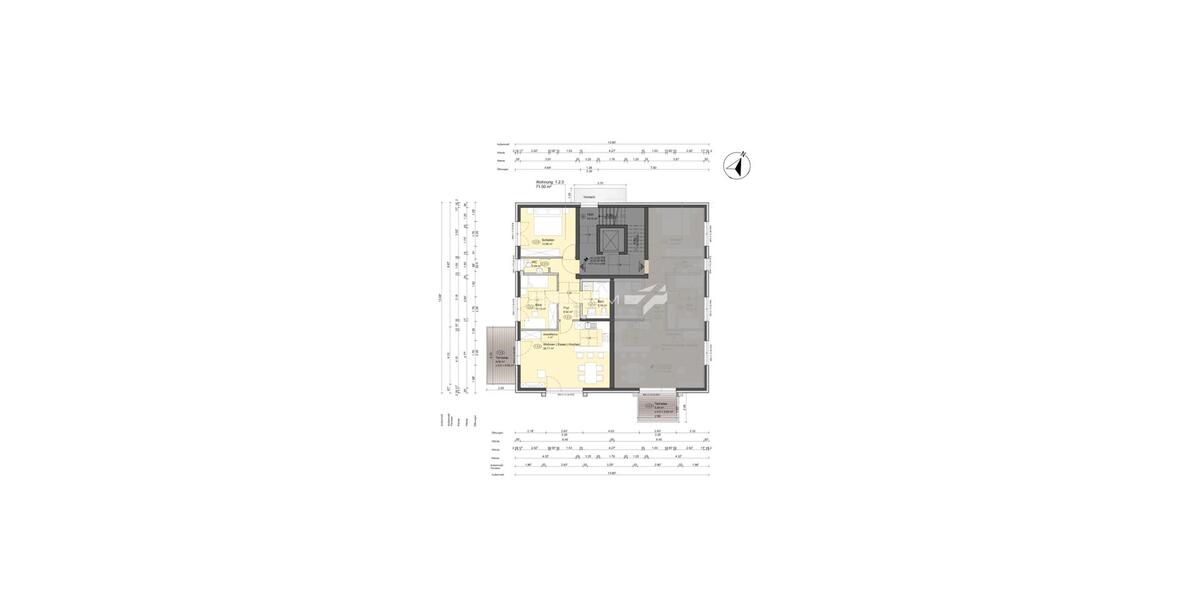 Etagenwohnung Freudenberg - 3 Zimmer, 71 m&sup2;, 850&euro; | Angebot:26313517