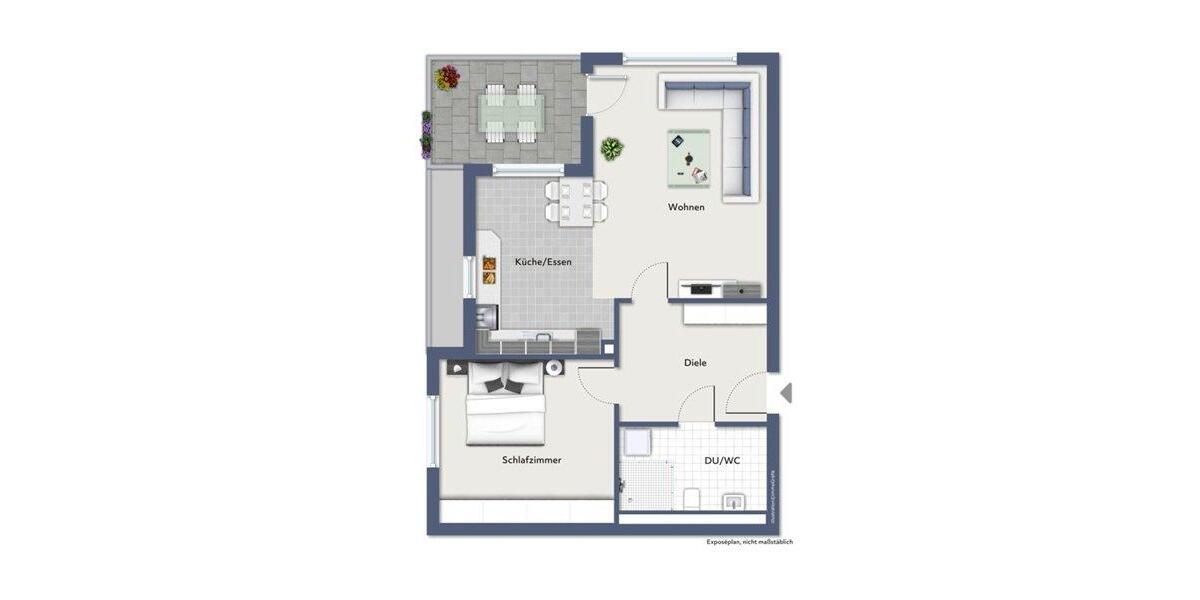 Etagenwohnung Würzburg Heuchelhof - 2 Zimmer, 84 m&sup2;, 349.000&euro; | Angebot:26393771