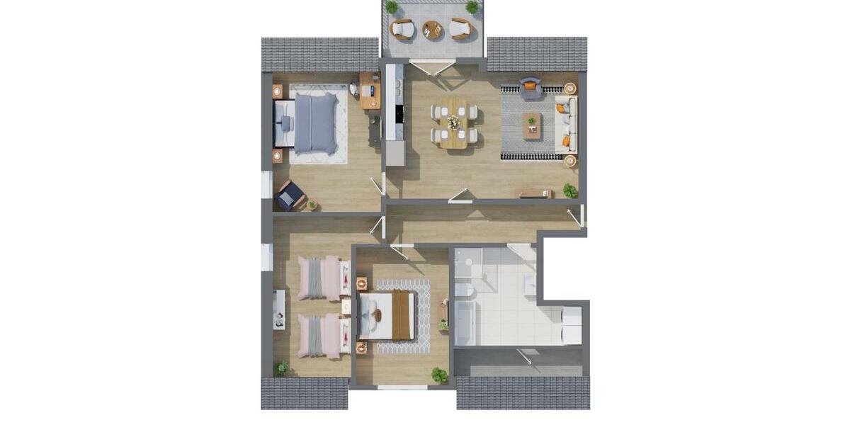 Etagenwohnung Scharbeutz - 3 Zimmer, 74 m&sup2;, 1.450&euro; | Angebot:26383139