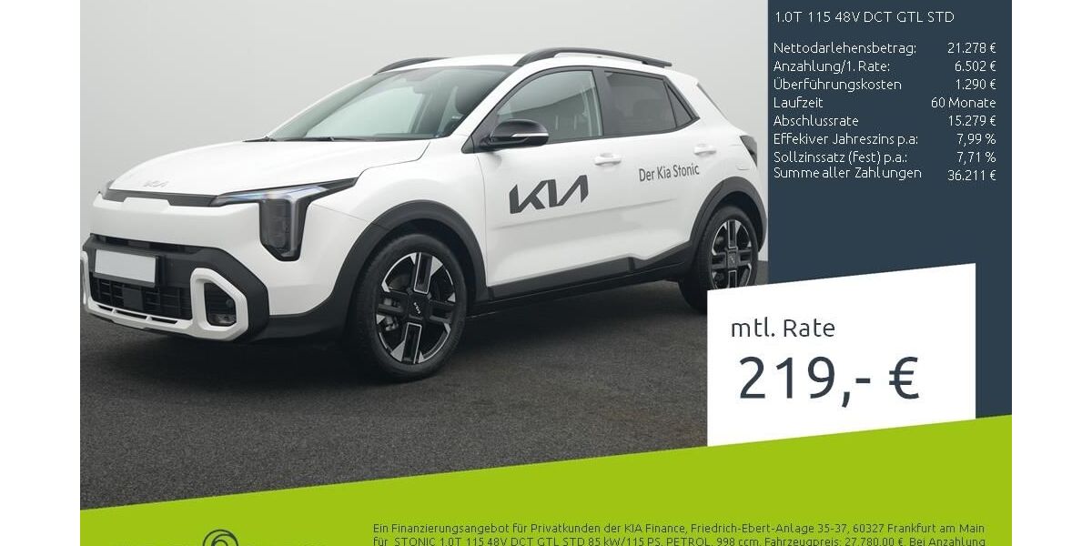 Kia Stonic 6.900 km 27.370 &euro; Borken 46325