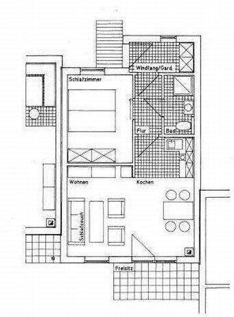 Etagenwohnung Falkenstein - 2 Zimmer, 44 m&sup2;, 54.000&euro; | Angebot:25780539