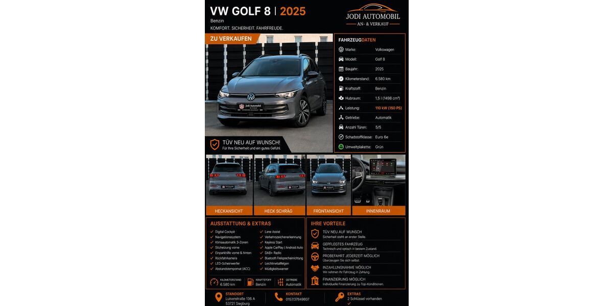 VW Golf 6.580 km 28.000 &euro; Siegburg 53721