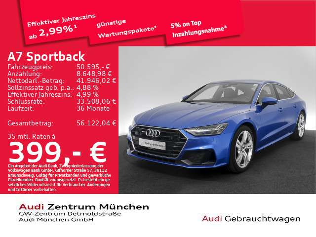 Audi A7 21.560 km 49.876 &euro; München 80935