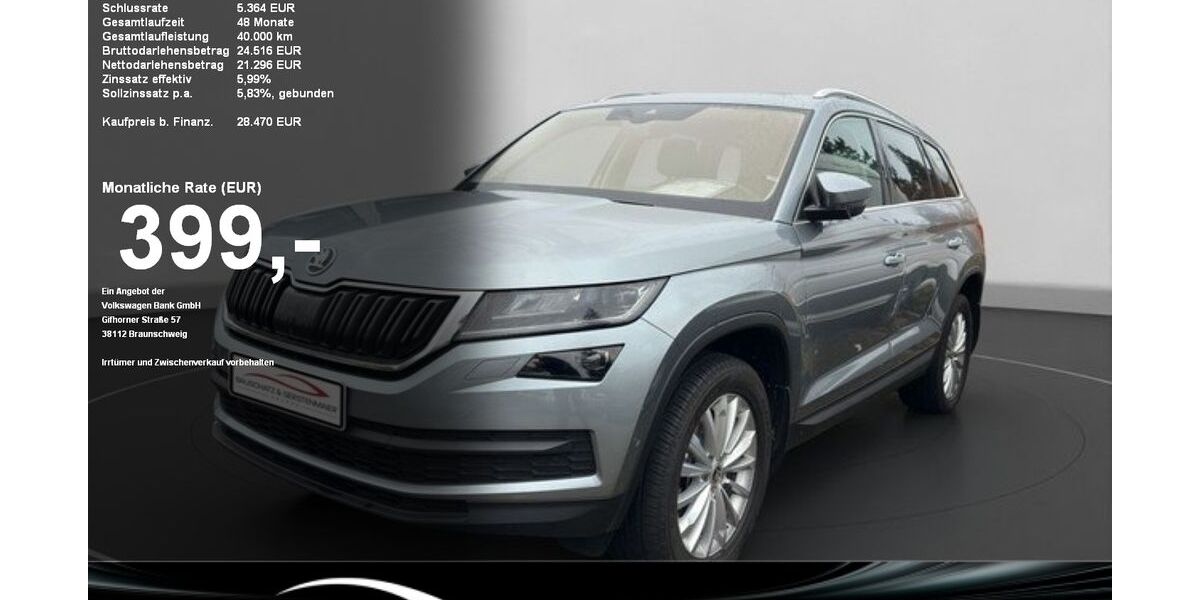 Skoda Kodiaq 101.286 km 27.240 &euro; Baden-Baden 76530