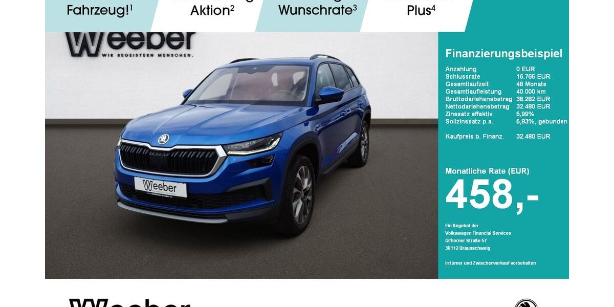 Skoda Kodiaq 82.063 km 32.480 &euro; Calw 75365