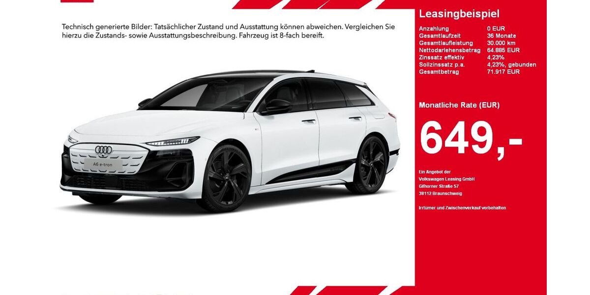 Audi A6 e-tron 7.844 km 60.100 &euro; Gütersloh 33330