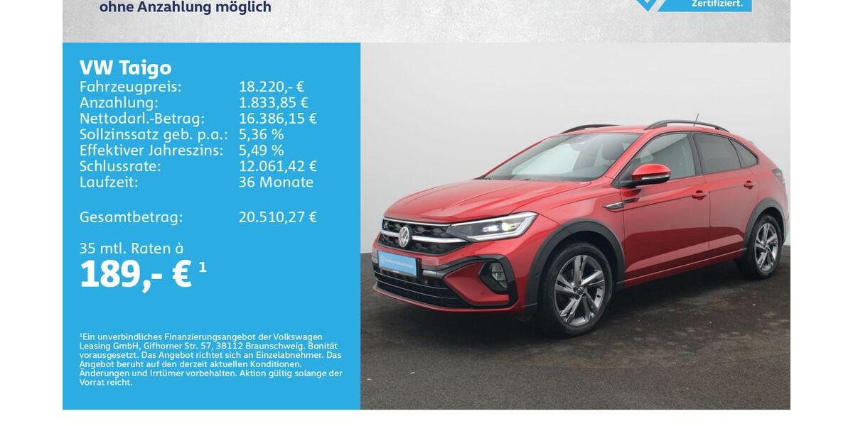 VW Taigo 61.000 km 17.280 &euro; Würzburg 97076