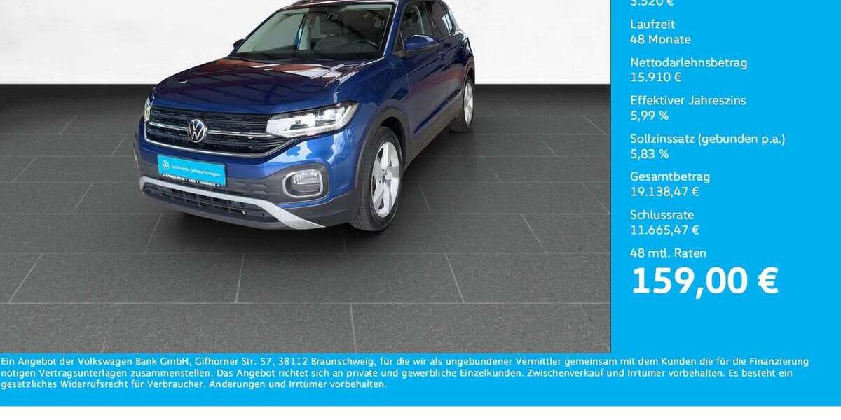 VW T-Cross 46.596 km 19.430 &euro; Wesel 46485