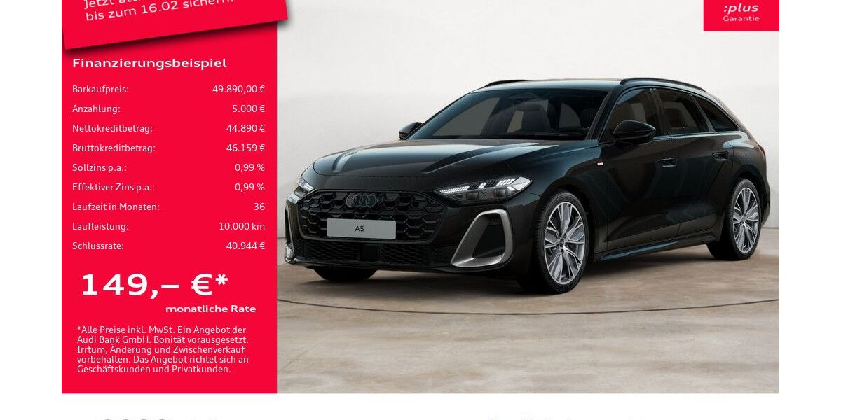 Audi A5 11.340 km 49.890 &euro; Potsdam 14482
