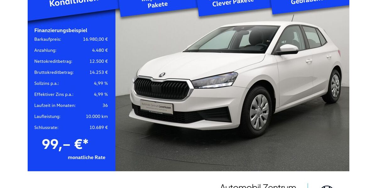 Skoda Fabia 16.612 km 15.680 &euro; Leverkusen 51379